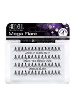 Load image into Gallery viewer, Ardell Knot-Free Mega Flare Individual Lashes Medium Black
