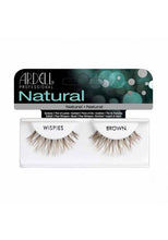 Load image into Gallery viewer, Ardell Wispies Invisiband Strip Lashes Wispies Brown
