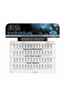 Ardell Duralash Naturals Knot-Free Flares Individual Lashes Long Brown