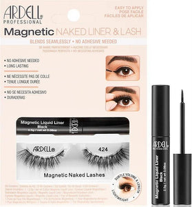 Ardell Magnetic Naked Lashes 424 and Liquid Liner