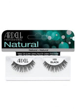 Load image into Gallery viewer, Ardell Natural Fashion Strip Lashes 103 Black
