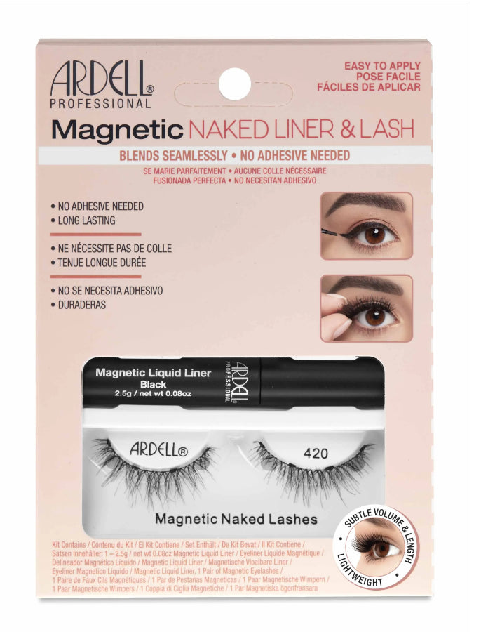 Ardell Magnetic Naked Lashes 420 and Liquid Liner