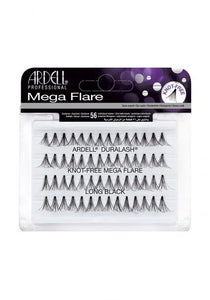 Ardell Knot-Free Mega Flare Individual Lashes Long Black