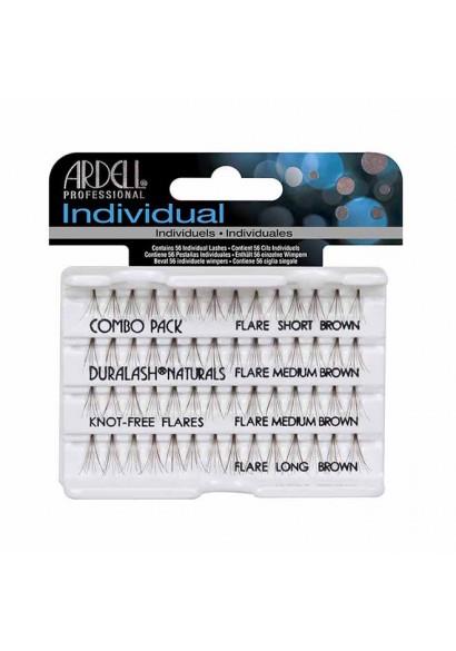 Ardell Duralash Naturals Knot-Free Flares Individual Lashes Combo Brown