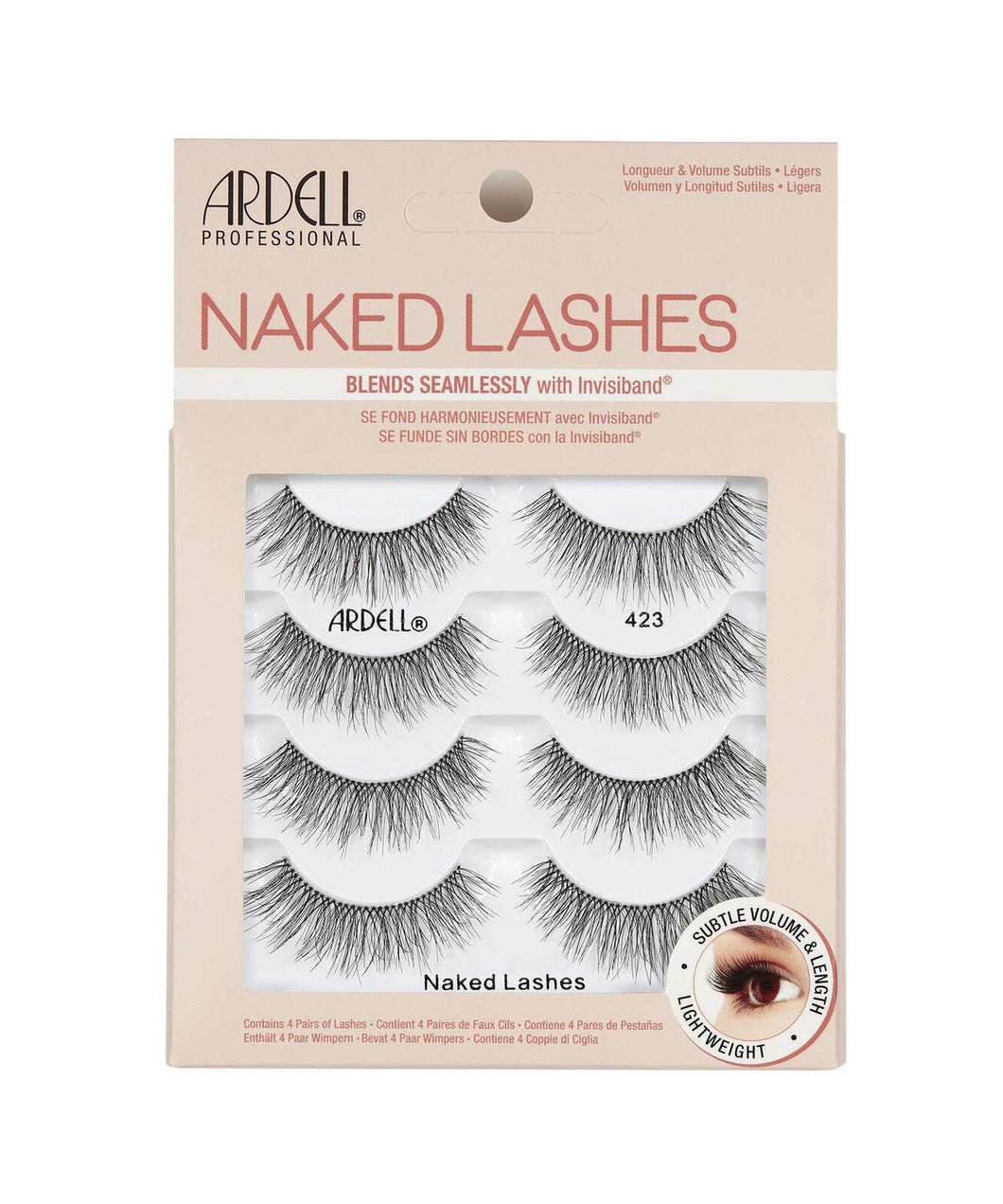 Ardell Naked Lashes 423 4 Pack