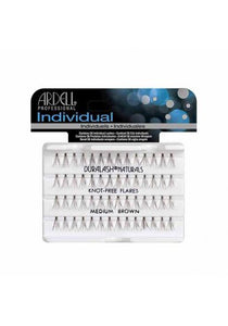 Ardell Duralash Naturals Knot-Free Flares Individual Lashes Medium Brown