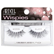 Load image into Gallery viewer, Ardell Wispies Invisiband Strip Lashes Wispies Black
