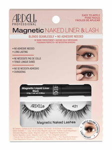 Ardell Magnetic Naked Lashes 421 and Liquid Liner