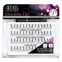 Load image into Gallery viewer, Ardell Duralash Double Up Knot-Free Double Flares Individual Lashes Long Black
