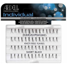 Load image into Gallery viewer, Ardell Duralash Naturals Knot-Free Flares Individual Lashes Short Black
