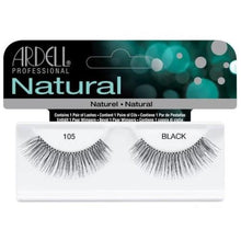 Load image into Gallery viewer, Ardell Natural Fashion Strip Lashes 105 Black
