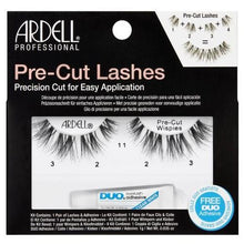 Load image into Gallery viewer, Ardell Pre-Cut Lashes Wispies Black (With DUO Glue)
