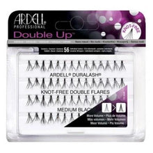 Load image into Gallery viewer, Ardell Duralash Double Up Knot-Free Double Flares Individual Lashes Medium Black
