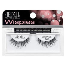 Load image into Gallery viewer, Ardell Wispies Invisiband Strip Lashes Wispies 122 Black
