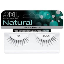 Load image into Gallery viewer, Ardell Natural Fashion Strip Lashes 104 Black
