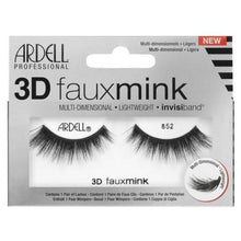 Load image into Gallery viewer, Ardell 3D Faux Mink Strip Lashes 852 Black
