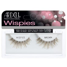 Load image into Gallery viewer, Ardell Wispies Invisiband Strip Lashes Wispies Brown
