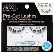 Load image into Gallery viewer, Ardell Pre-Cut Lashes Demi Wispies Black (With DUO Glue)
