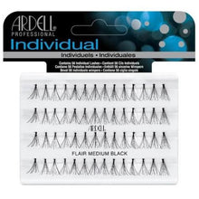 Load image into Gallery viewer, Ardell Duralash Knotted Flare Individual Lashes Medium Black
