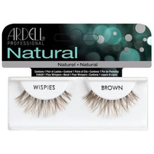 Load image into Gallery viewer, Ardell Wispies Invisiband Strip Lashes Wispies Brown
