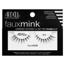 Load image into Gallery viewer, Ardell Faux Mink Strip Lashes 814 Black
