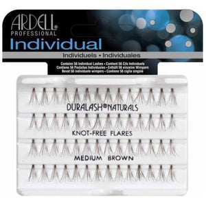 Ardell Duralash Naturals Knot-Free Flares Individual Lashes Medium Brown