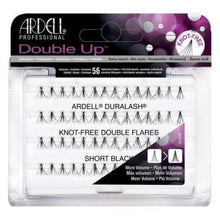 Load image into Gallery viewer, Ardell Duralash Double Up Knot-Free Double Flares Individual Lashes Short Black
