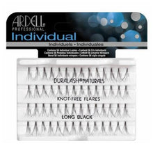 Load image into Gallery viewer, Ardell Duralash Naturals Knot-Free Flares Individual Lashes Long Black
