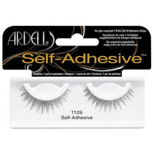 Load image into Gallery viewer, Ardell Self-Adhesive Strip Lashes 110S Black
