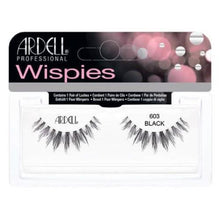 Load image into Gallery viewer, Ardell Wispies Invisiband Strip Lashes Cluster 603 Black
