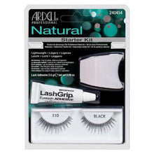 Load image into Gallery viewer, Ardell Natural Strip Lash Starter Kit 110 Black
