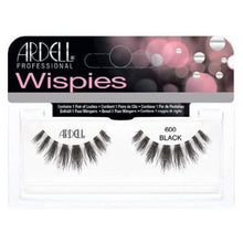 Load image into Gallery viewer, Ardell Wispies Invisiband Strip Lashes Cluster 600 Black
