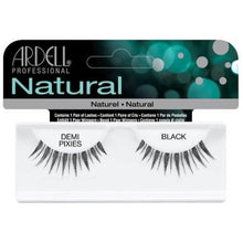 Load image into Gallery viewer, Ardell Natural Invisiband Strip Lashes Demi Pixies Black
