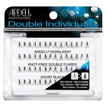 Load image into Gallery viewer, Ardell Duralash Double Up Knot-Free Double Flares Individual Lashes Short Black
