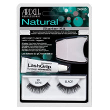 Load image into Gallery viewer, Ardell Natural Strip Lash Starter Kit 101 Demi Black
