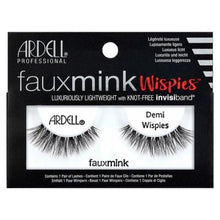 Load image into Gallery viewer, Ardell Faux Mink Strip Lashes Demi Wispies Black
