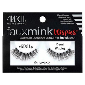 Ardell Faux Mink Strip Lashes Demi Wispies Black