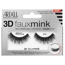 Load image into Gallery viewer, Ardell 3D Faux Mink Strip Lashes 854 Black
